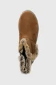 hnedá Detské zimné semišové topánky Primigi
