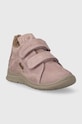 Primigi buty zimowe zamszowe dziecięce 4856233 różowy AW23