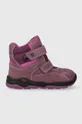 fioletowy Primigi buty zimowe dziecięce Dziewczęcy