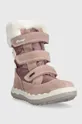 Παιδικές μπότες χιονιού Primigi ροζ