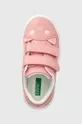 ροζ Παιδικά αθλητικά παπούτσια United Colors of Benetton