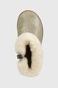 UGG śniegowce skórzane dziecięce T JORIE II METALLIC złoty 1097035T