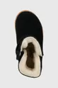 crna Dječje čizme za snijeg od brušene kože UGG T KEELAN