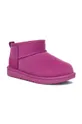 Дитячі замшеві чоботи UGG KIDS CLASSIC ULTRA MINI фіолетовий