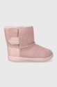 розовый Детские кожаные сапоги UGG T KEELANEL HEARTS Для девочек