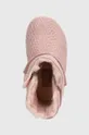 ροζ Παιδικές δερμάτινες μπότες χιονιού UGG T KEELANEL HEARTS