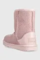 Παιδικές δερμάτινες μπότες χιονιού UGG KIDS CLASSIC IIEL HEARTS Πάνω μέρος: Συνθετικό ύφασμα, Φυσικό δέρμα, Δέρμα σαμουά Εσωτερικό: Υφαντικό υλικό, Μαλλί Σόλα: Συνθετικό ύφασμα