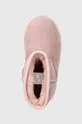 розовый Детские кожаные сапоги UGG KIDS CLASSIC IIEL HEARTS