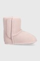 UGG śniegowce zamszowe dziecięce I BABY CLASSIC G ocieplane różowy 1143693I.G