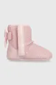 ροζ Βρεφικά παπούτσια σουέτ UGG I JESSE BOW II GEL HEARTS Για κορίτσια