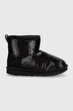 Dětské sněhule UGG KIDS CLASSIC MINI MIRROR BALL zateplené černá 1143708K