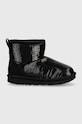 UGG śniegowce dziecięce KIDS CLASSIC MINI MIRROR BALL brak zapięcia czarny 1143708K