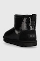 Dziewczynka UGG śniegowce dziecięce KIDS CLASSIC MINI MIRROR BALL 1143708K czarny