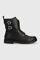 Detské workery Geox imitácia kože čierna J369QN.000BC.36.39