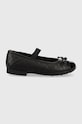 Geox baleriny dziecięce imitacja skóry licowej czarny J5455B.08502.26.28