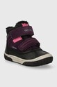Geox buty zimowe dziecięce B262LD 022FU B OMAR WPF B262LD.022FU.20.23 fioletowy AW23