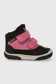 чорний Дитячі зимові черевики Geox B262LD 022FU B OMAR WPF Для дівчаток