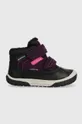 фіолетовий Дитячі зимові черевики Geox B262LD 022FU B OMAR WPF Для дівчаток
