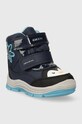 Fete Geox cizme de iarna pentru copii B363WA 054FU B FLANFIL B ABX B363WA.054FU.20.23 bleumarin