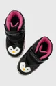 czarny Geox buty zimowe dziecięce B363WA 054FU B FLANFIL B ABX Dziewczęcy