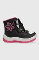 Detské zimné topánky Geox B363WA 054FU B FLANFIL B ABX čierna