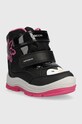 Dziewczynka Geox buty zimowe dziecięce B363WA 054FU B FLANFIL B ABX B363WA.054FU.24.27 czarny