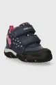 Detské zimné topánky Geox B2654A 0BCMN B BALTIC B ABX tmavomodrá