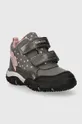 Detské zimné topánky Geox B2654A 0BCMN B BALTIC B ABX sivá