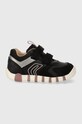 Dětské sneakers boty Geox přírodní kůže černá B3558C.077BC
