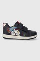 Geox gyerek bőr sportcipő x Disney nappa bőr sötétkék B361LA.00085.24.27