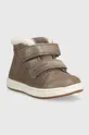 Дитячі замшеві кросівки Geox B364ZA 07722 B TROTTOLA WPF коричневий
