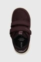 Geox buty zamszowe dziecięce B365GA 032FU B HYROO WPF bordowy B365GA.032FU.24.27