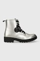 Geox workery dziecięce imitacja skóry licowej srebrny J3620G.000NF.28.35