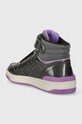 DÍVKA Dětské sneakers boty Geox J36HXA.0PVAS.28.35 stříbrná