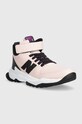 New Balance ghete de iarna pentru copii din piele GT800TP3 GT800TP3 roz AW23