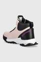 Dziewczynka New Balance buty zimowe skórzane dziecięce PT800TP3 PT800TP3 różowy