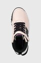 New Balance ghete de iarna pentru copii din piele PT800TP3 roz PT800TP3