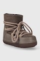 Μπότες χιονιού σουέτ για παιδιά Inuikii 65101.007.34.38 καφέ AW23