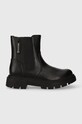 Tommy Hilfiger botki dziecięce na zamek czarny T3A5.33025.35.40