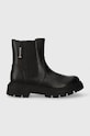 Tommy Hilfiger botki dziecięce na zamek czarny T3A5.33025.35.40
