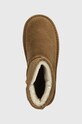 Pepe Jeans cizme de zapada din piele intoarsa maro PGS50191