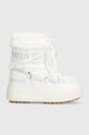 Moon Boot śniegowce dziecięce 34300900 MB JTRACK FAUX FUR WP imitacja skóry licowej biały 34300900