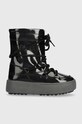 Moon Boot stivali da neve bambini 34301000 MB JTRACK TUBE GLITTER isolamento leggero nero 34301000