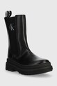 Calvin Klein Jeans gyerek chealsea csizma V4A5.80707.28.34 fekete AW23