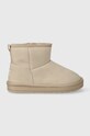 United Colors of Benetton buty zimowe dziecięce imitacja zamszu beżowy 8H8YCD00Z.G.SEASONAL