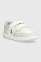 Calvin Klein Jeans sneakersy dziecięce V1A9.80652.27.29 zielony AW23