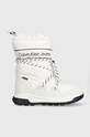 Calvin Klein Jeans śniegowce dziecięce imitacja skóry licowej biały V3A6.80713.35.39