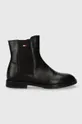 чёрный Детские кожаные ботинки Tommy Hilfiger CHELSEA Для девочек