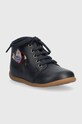 Pom D'api incaltaminte din piele pentru copii P1ABBN0401.24.25 bleumarin AW23