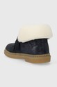 Дівчинка Дитячі замшеві зимові черевики Pom D'api TRIX FUR G P1DBDF0403.28.30 темно-синій